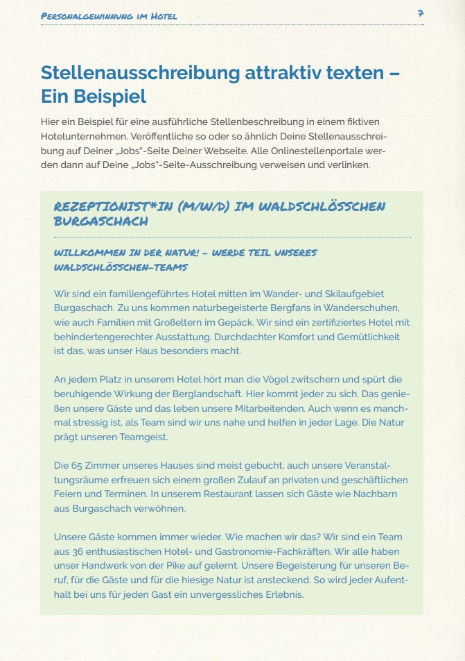 Stellenausschreibungen attraktiv texten